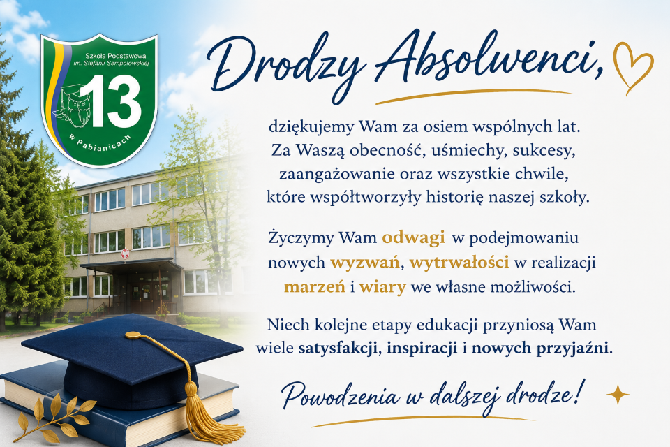 Życzenia dla absolwent&oacute;w