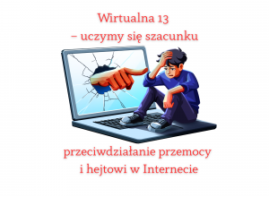Logo wydarzenia, przedstawiające chłopca i ekran monitora.