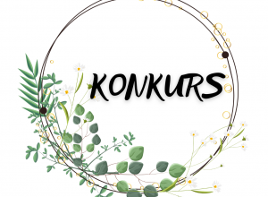 Koło z napisem "Konkurs"