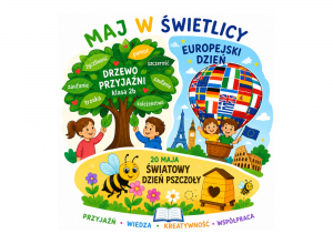 Logo wydarzeń w świetlicy szkolnej.