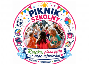 Logo wydarzenia: „Rzepka”, piana party i mnóstwo uśmiechów – Piknik Szkolny pełen atrakcji.
