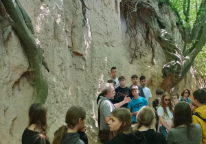 Pierwszy etap wyjazdu: Wąwóz Korzeniowy Dół.