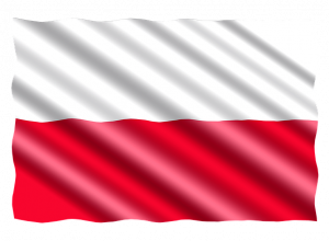 Plaga Polski - biało - czerwona